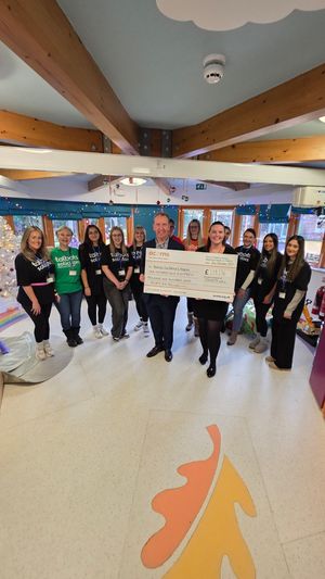 The Talbots Law team at Acorns Children's Hospice in Walsall.