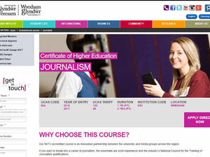 Supporting image for story: Journalism 'the best career in the world' says Glyndwr University lecturer