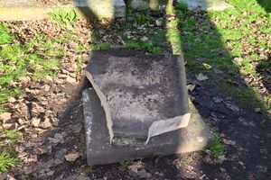 Scrooge gravestone has been vandalised