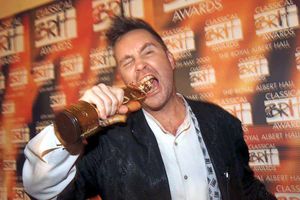 Nigel with his Classical Brit Award for Outstanding Contribution to Classical Music back in 2000