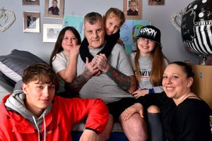 Anthony Vincent back home with wife Suzette and children Connor, Ruby, Destiny and Summer