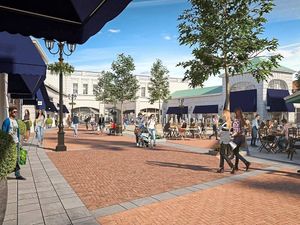 An artist's impression of the new designer outlet village in Cannock