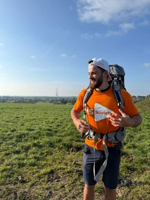 Alex is facing the challenge to raise money for MS Society UK. 