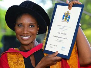 Supporting image for story: Golden girl Denise wins honorary degree
