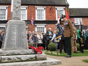 Supporting image for story: Poppies and parades as Market Drayton and Newport mark Remembrance Sunday