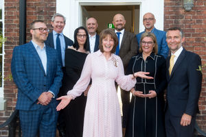 Grainger & Worrall staff with His Majesty's Lord-Lieutenant of Shropshire Anna Turner