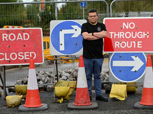 Supporting image for story: Stafford coffee shop says sales have halved due to roadworks