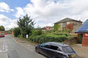 The spot next to Kington's former Wesleyan chapel (from Google Street View)
