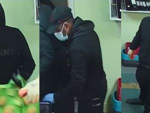 Supporting image for story: Amusement arcade staff threatened with weapons during robbery as police release images