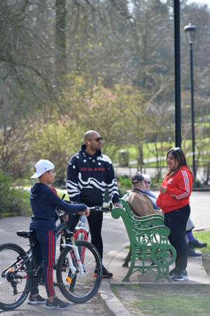 It was a great day to be out on the bike in Walsall