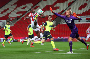 Saido Berahino in action for Stoke.