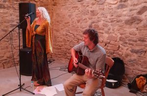 Duo Wolf Magdala comprise Mary, a high energy vocalist with guitarist Rob