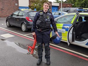 Supporting image for story: Watch as police raid Shrewsbury addresses and arrest two men on suspicion of money laundering