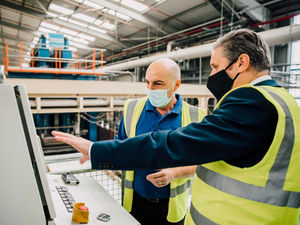 Supporting image for story: Sir Keir Starmer and Mark Drakeford pledge to work together on visit to Shropshire border