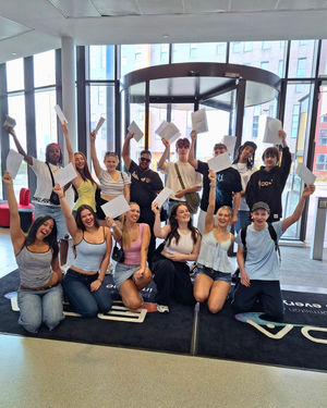 The academy and students celebrated the success culmination of two years of work