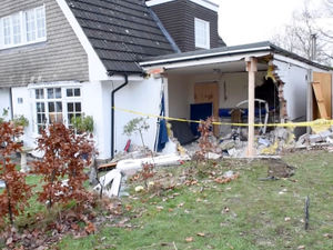 Supporting image for story: Two people remain in hospital after car crashes into house in Stourport