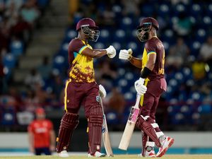 Supporting image for story: England beaten in T20 thriller as West Indies pull off record chase on home soil