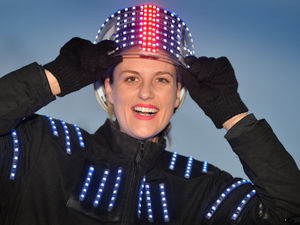 Supporting image for story: Sea of glowing colour as crowds gather in Walsall to support Acorns Children's Hospice