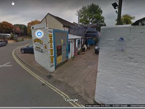 Supporting image for story: Asbestos fear after car transporter fire spreads to garage in Newport