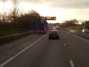Supporting image for story: Crashes cause long rush hour delays on M54 and A5 in Shropshire