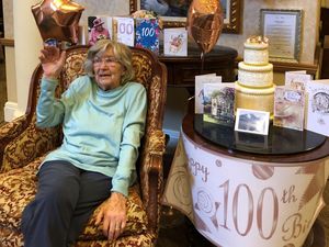 Supporting image for story: Beryl marks 100th happy year