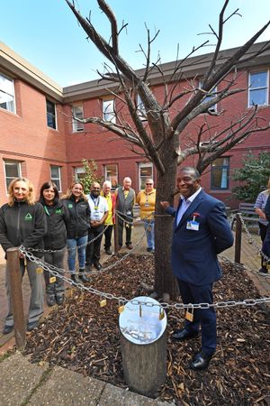 WALSALL COPYRIGHT  NATIONAL WORLD TIM STURGESS 23/09/25Walsall Manor  hospital memorial garden is set for a transformation complete with a new wildflower meadow created thanks to a \u00a310,000 grant. Pictured centre, Martin Levermore MBE.