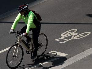 Supporting image for story: LETTER: Cyclists need to wear bright clothes