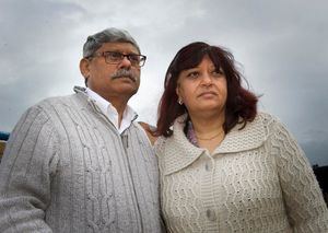 Rubbina Shaheen and husband Mohamed