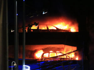 Supporting image for story: Liverpool car park blaze: We thought it was a terror attack, say Shropshire couple - with video