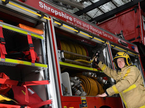 Supporting image for story: Log burner thought to be cause of roof fire in South Shropshire