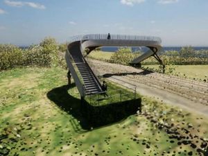Supporting image for story: Controversial railway footbridge plan for Craven Arms to be decided