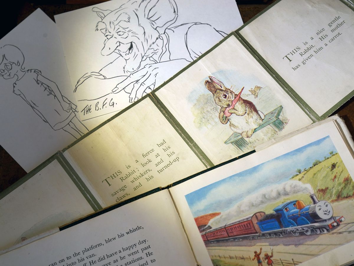 Early versions of Peter Rabbit, Thomas The Tank Engine and The BFG to be sold