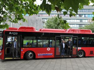 Supporting image for story: First electric bus pulls in to Shropshire