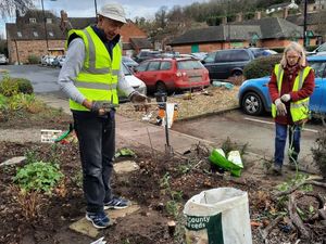 Supporting image for story: Church hall gives thanks to garden team