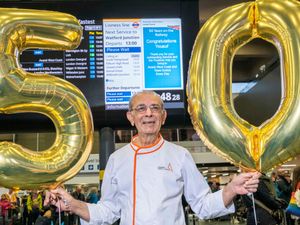 Supporting image for story: Train chef celebrates 50 years on the railway and says he has ‘no plans to stop’