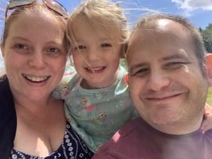 Before Slimming World with my  daughter and partner