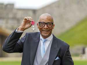 Supporting image for story: Repair Shop host Jay Blades and Shropshire charity founder made MBEs at Windsor Castle