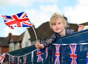 Coronation celebrations in the centre of Kingswinford, organised by the Royal British Legion..