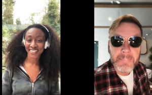 Beverley Knight joined Take That star Gary Barlow to record a virtual duet