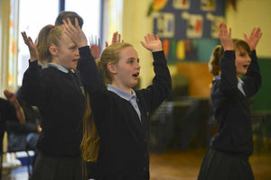 Baschurch Primary School children get into the spirit