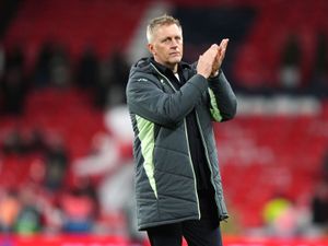 Republic of Ireland head coach Heimir Hallgrimsson applauds the fans after the Nations League defeat by England at Wembley