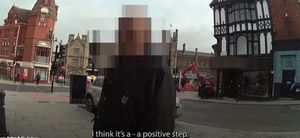 Footage released by the police showed a Shrewsbury resident stopping officers on the street to commend them for the work. Picture: West Mercia Police