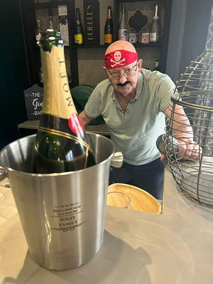 Resident at HC-One’s Foley Grange Care Home dressed up for National Fun at Work Day