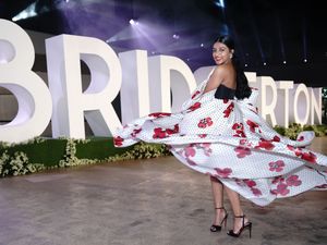 Supporting image for story: Bridgerton stars swap their corsets for bold looks at series two UK premiere