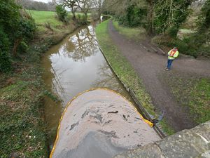 Supporting image for story: Black Country canal closed after burst pipe left raw sewage flowing towards nature reserve