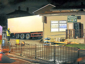 Supporting image for story: Driver dies as lorry smashes into Wednesbury social club