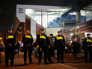 Supporting image for story: 10 arrests during night of protests at Villa Park during Aston Villa v Maccabi Tel Aviv match