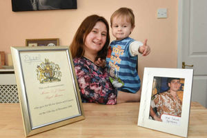 Supporting image for story: How widow of Marine from Telford learned to live and love again