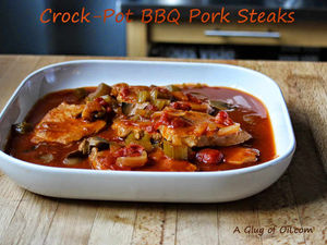 Supporting image for story: Easy slow cooker recipe - crock-pot BBQ pork steaks