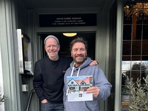Supporting image for story: Nick Knowles pops in for lunch at the Peach Tree and offers free meal for fundraiser 